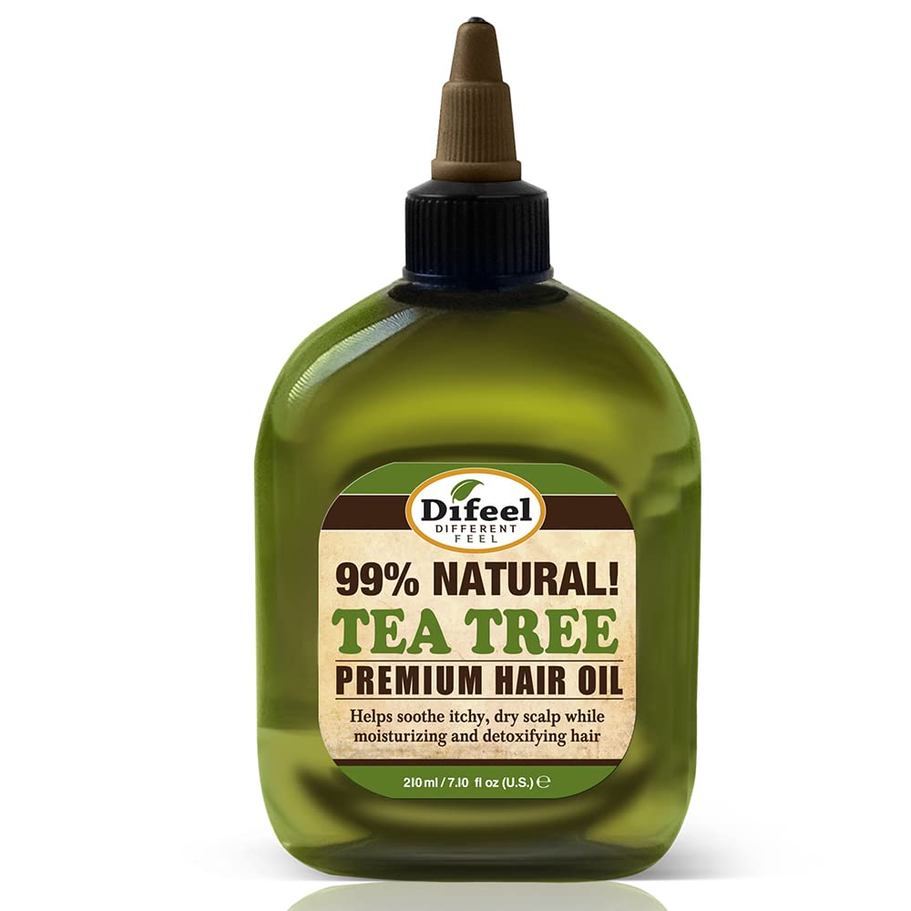 Difeel vlasový olej - olej z čajovníku pro suchou pokožku hlavy 210 ml