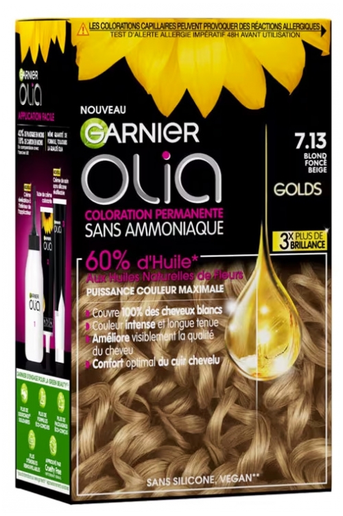 Garnier - Olia - 7.13 Tmavě blond béžová