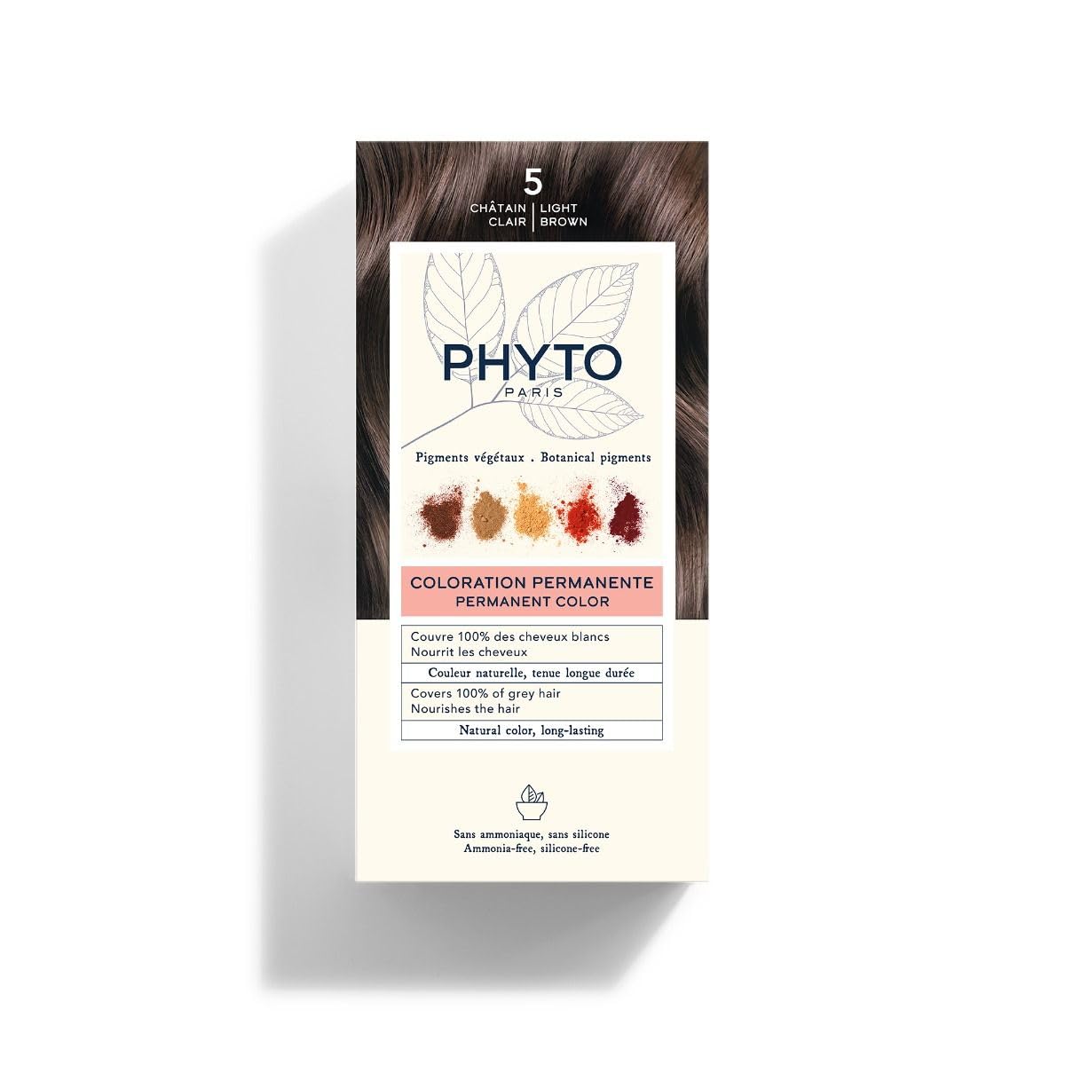 Phyto Paris  Permanent Hair Color 5 světle hnědá