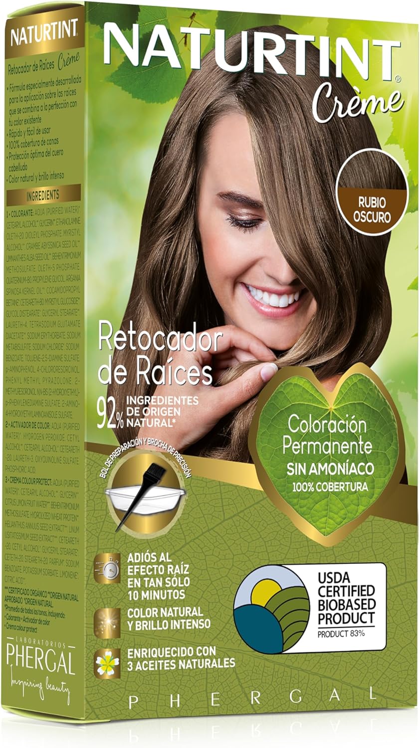 Naturtint Okamžitý korektor odrostů bez amoniaku-Tmavě blond - 45 ml