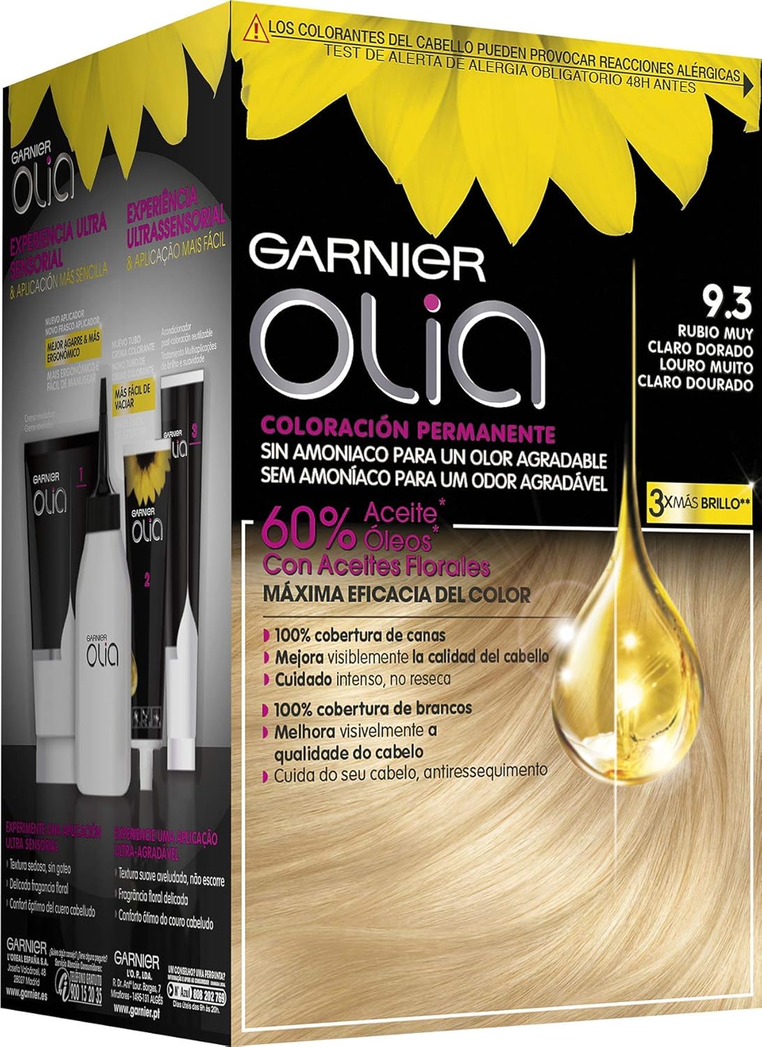 Garnier - Olia - 9.3 Světle solární blond