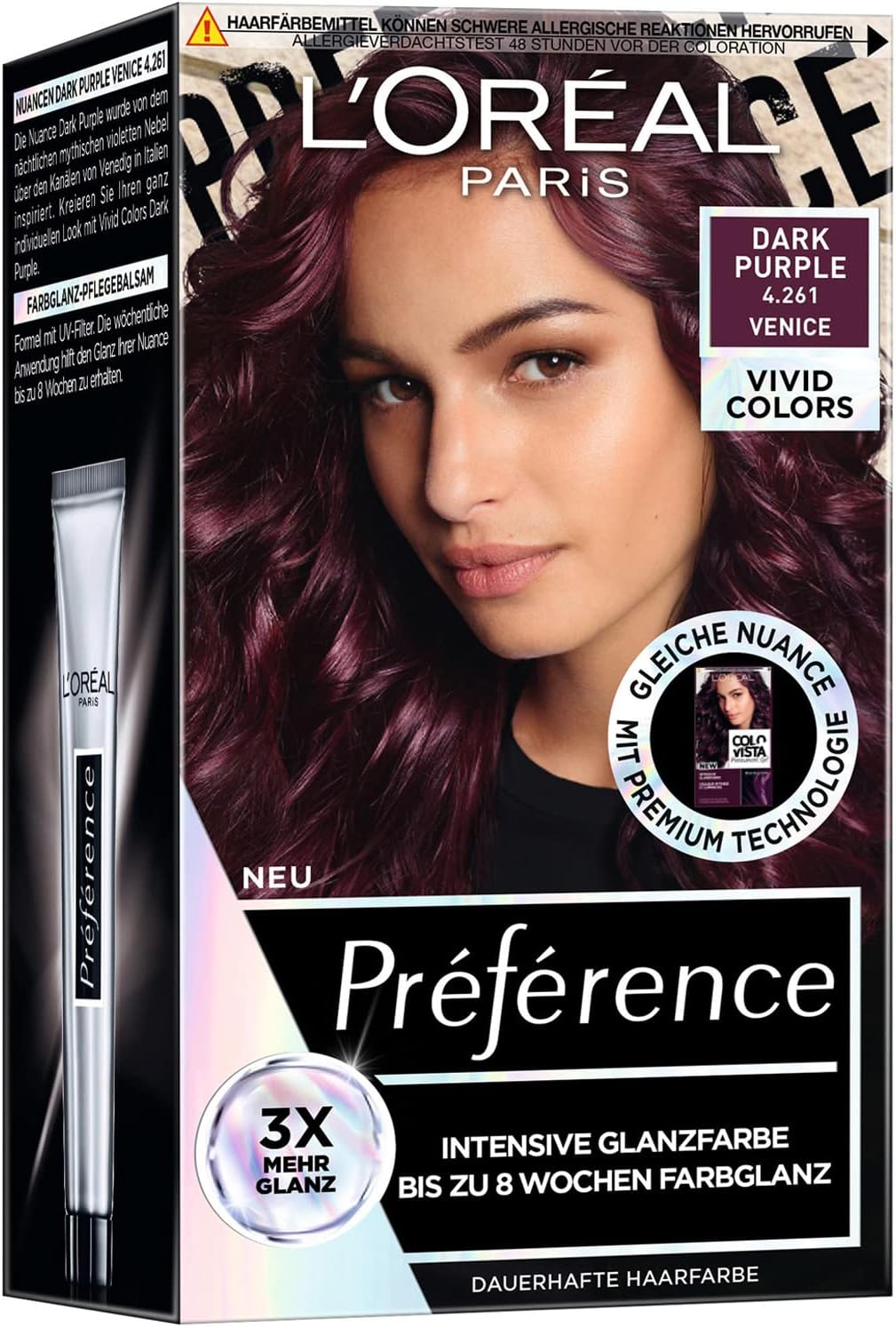 L'Oréal Paris - Préférence - 4.261 tmavě fialová