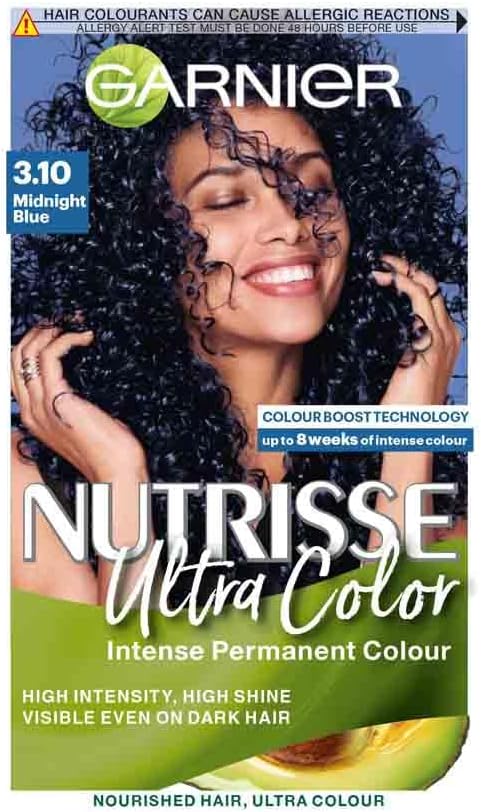 Garnier - Nutrisse Ultra Crème - 3.10 Půlnoční modrá