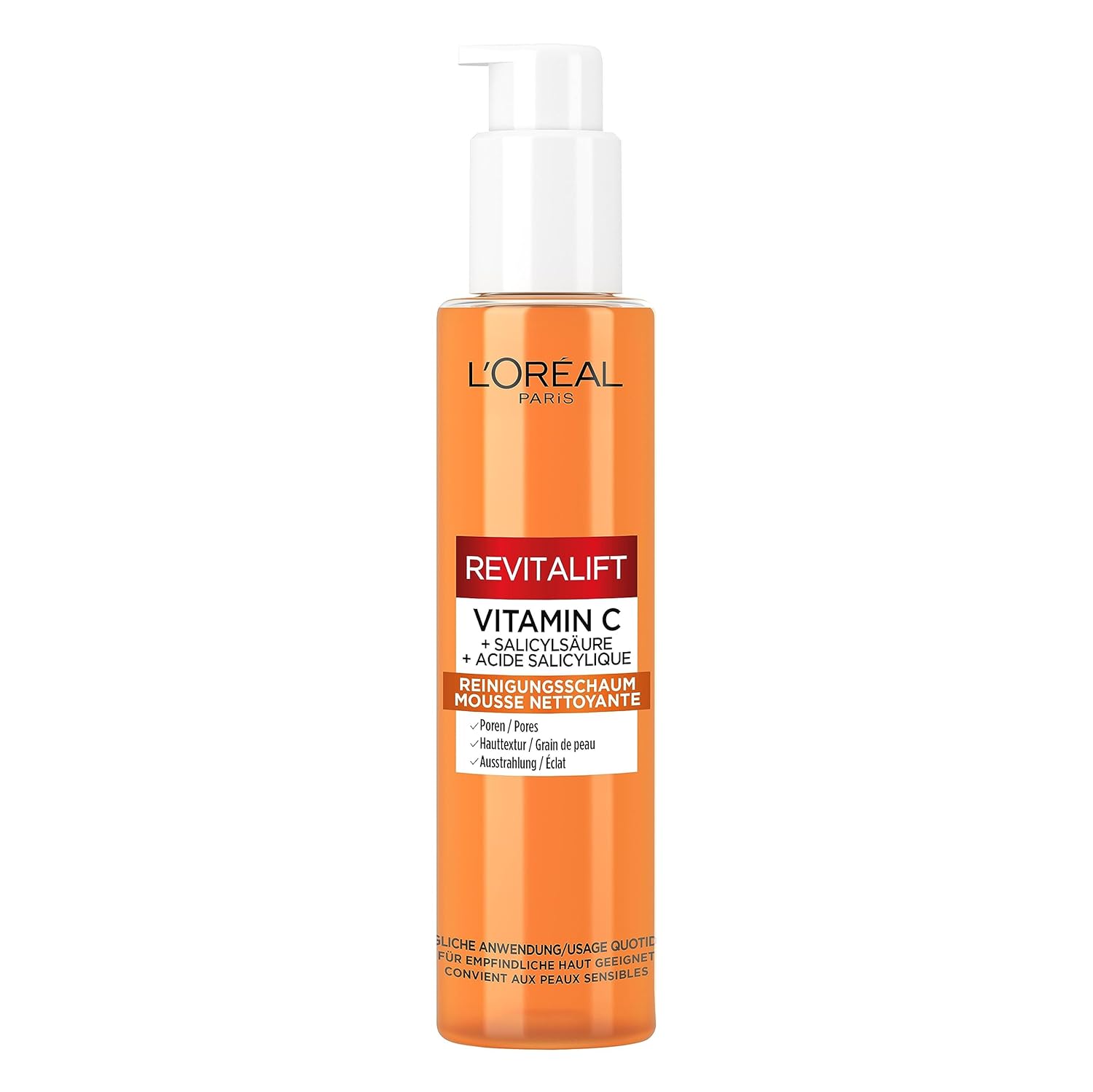 L'Oréal Paris Revitalift Glow Čisticí pěna s vitamínem C 150 ml
