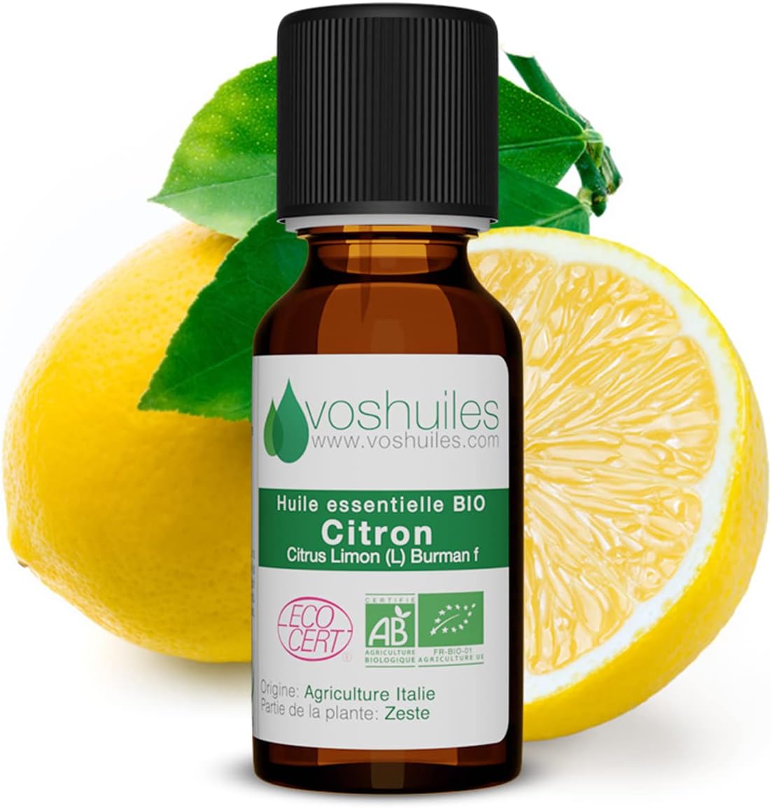 Voshuiles - Organický citronový esenciální olej 10ml