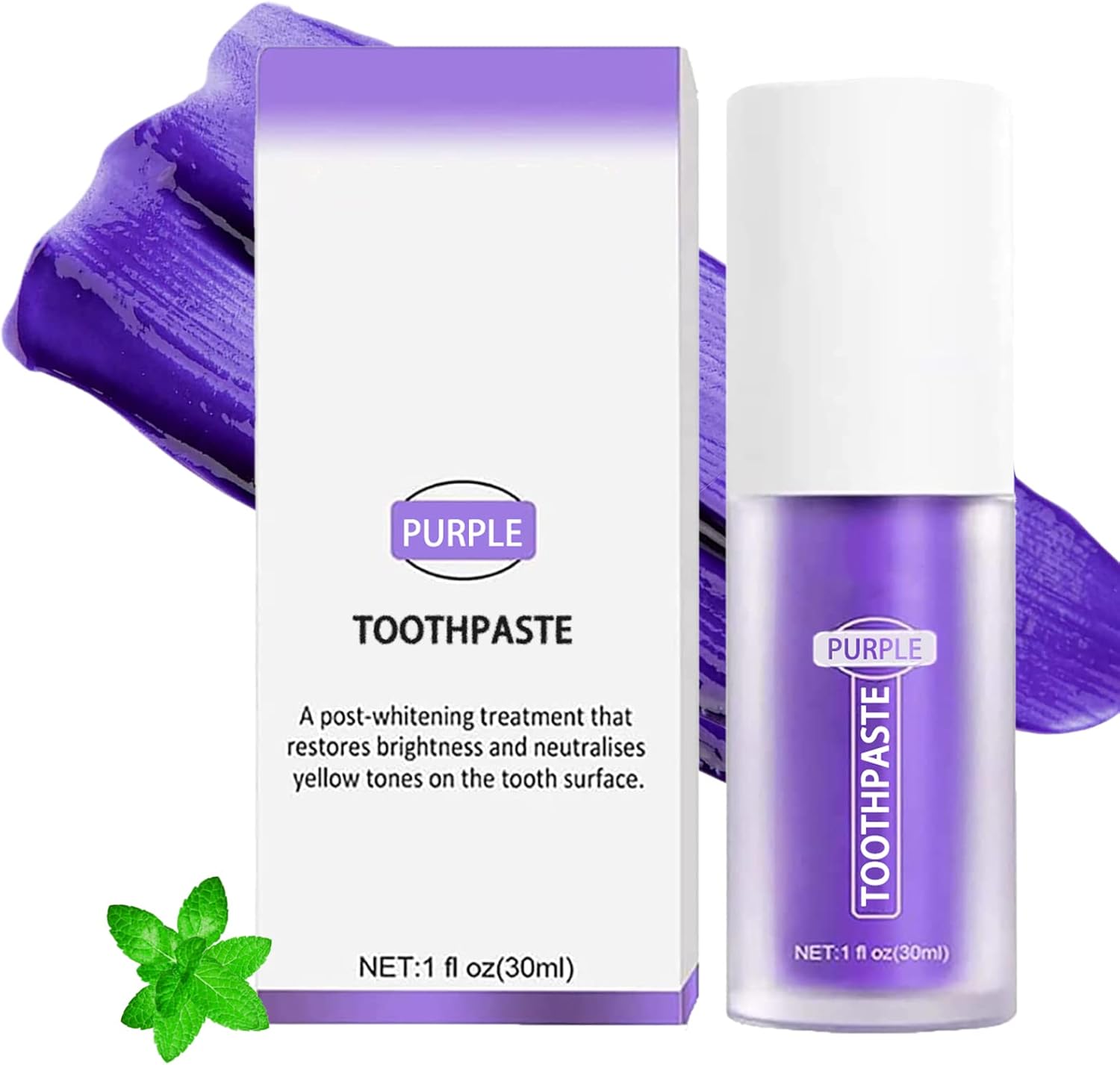 ine Shenzhen Fialová zubní pasta pro bělení zubů 30 ml