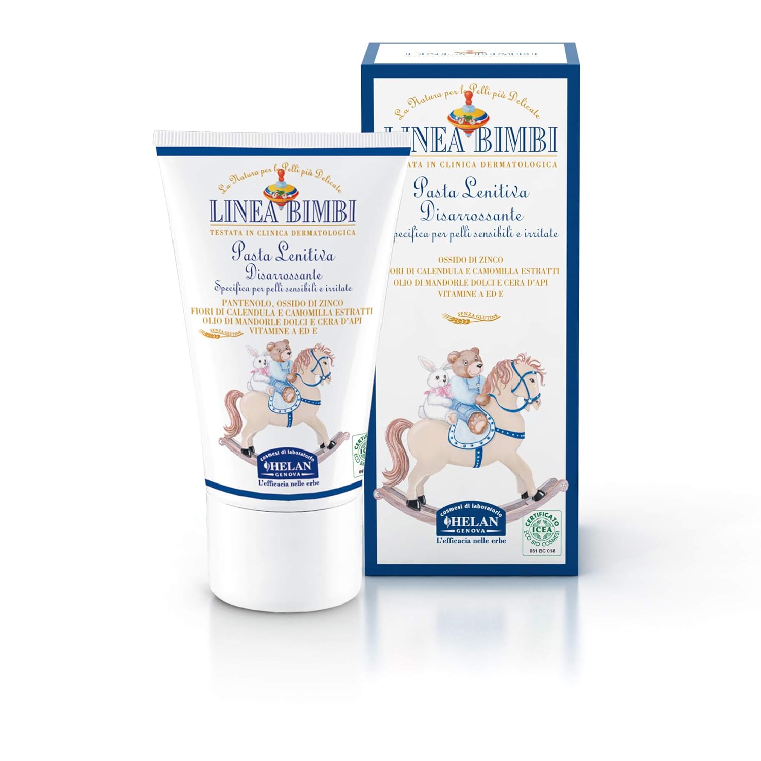 Helan Linea Bimbi Bio zklidňující a ochranný krém na opruzeniny s aloe vera a vitamínem E 50 ml