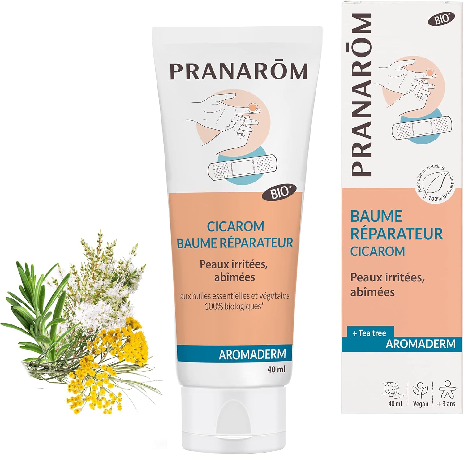 Pranarôm CICAROM Regenerační balzám na poškozenou a podrážděnou pokožku 40 ml-poškozená krabice