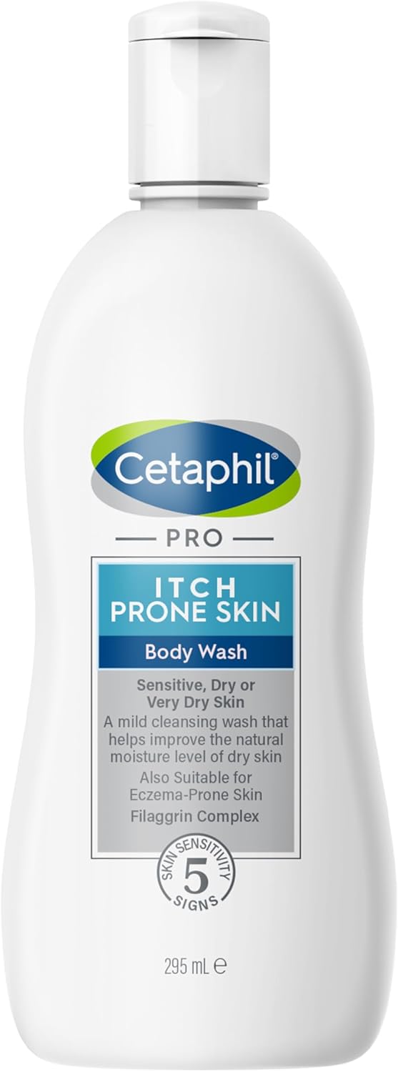 Cetaphil PRO sprchový gel, 295 ml, pro pokožku náchylnou k svědění a ekzému