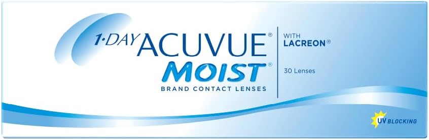 1 Day Acuvue Moist 30 čoček -1.25-poškozená krabice