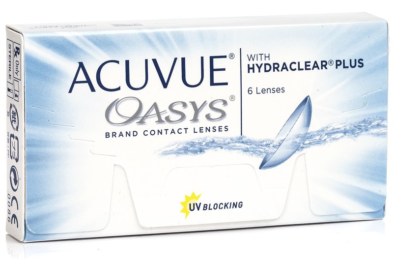 Acuvue Oasys (6 čoček) with Hydraclear Plus D -7.50