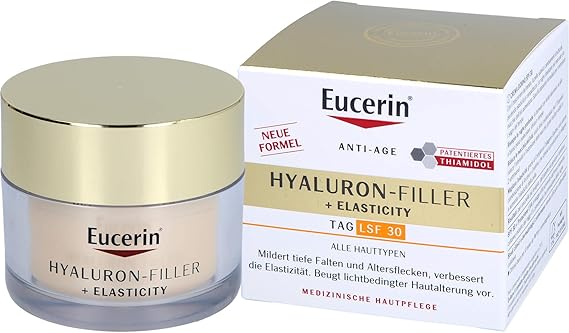 Eucerin Hyaluron-Filler + Elasticity denní krém SPF 30, 50ml, poškozená krabička