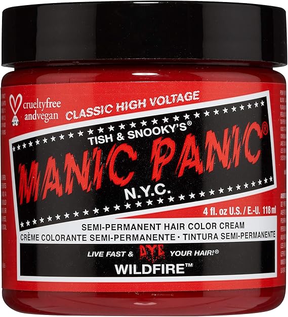 Semipermanentní barva na vlasy Manic Panic Cream Formula - Wildfire 118ml