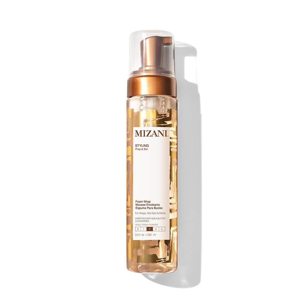 Stylingová pěna Mizani Foam Wrap Curly Hair - hydratuje, definuje přirozené kudrnaté vlasy 250ml, chybí víčko
