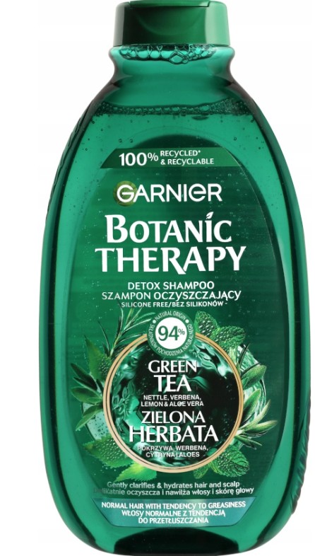 Garnier Botanic Therapy Green Tea Šampon čistí a osvěžuje 400 ml