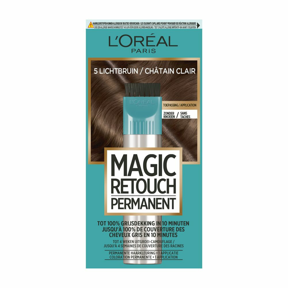 L'Oréal Paris Magic Retouch Permanent, č. 5 světle hnědá 95 g