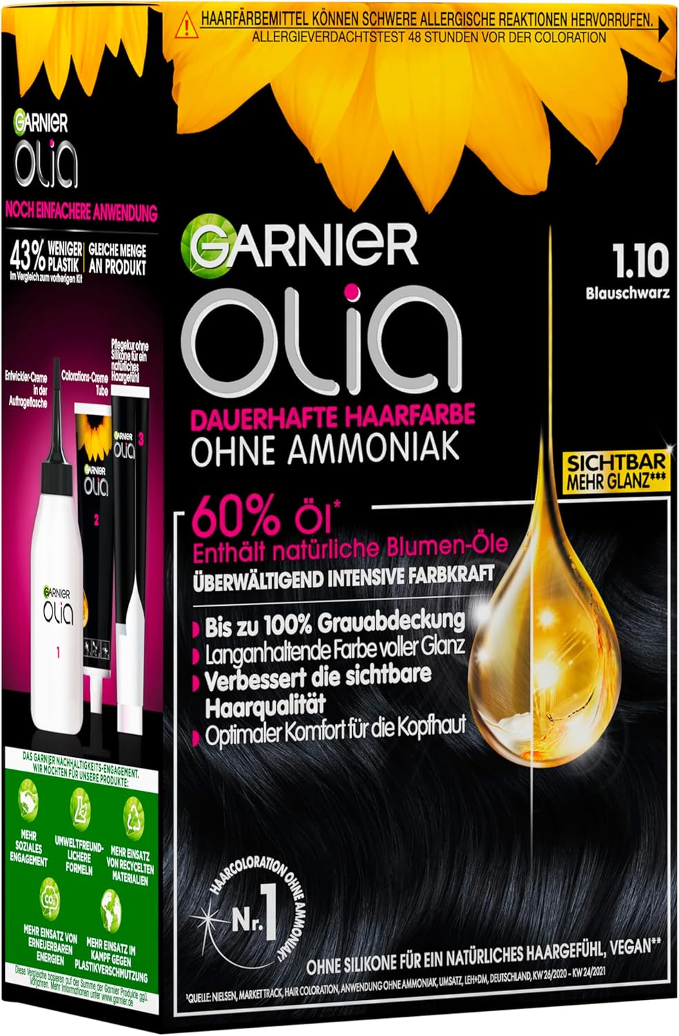 Garnier - Olia - 1.10 modročerná