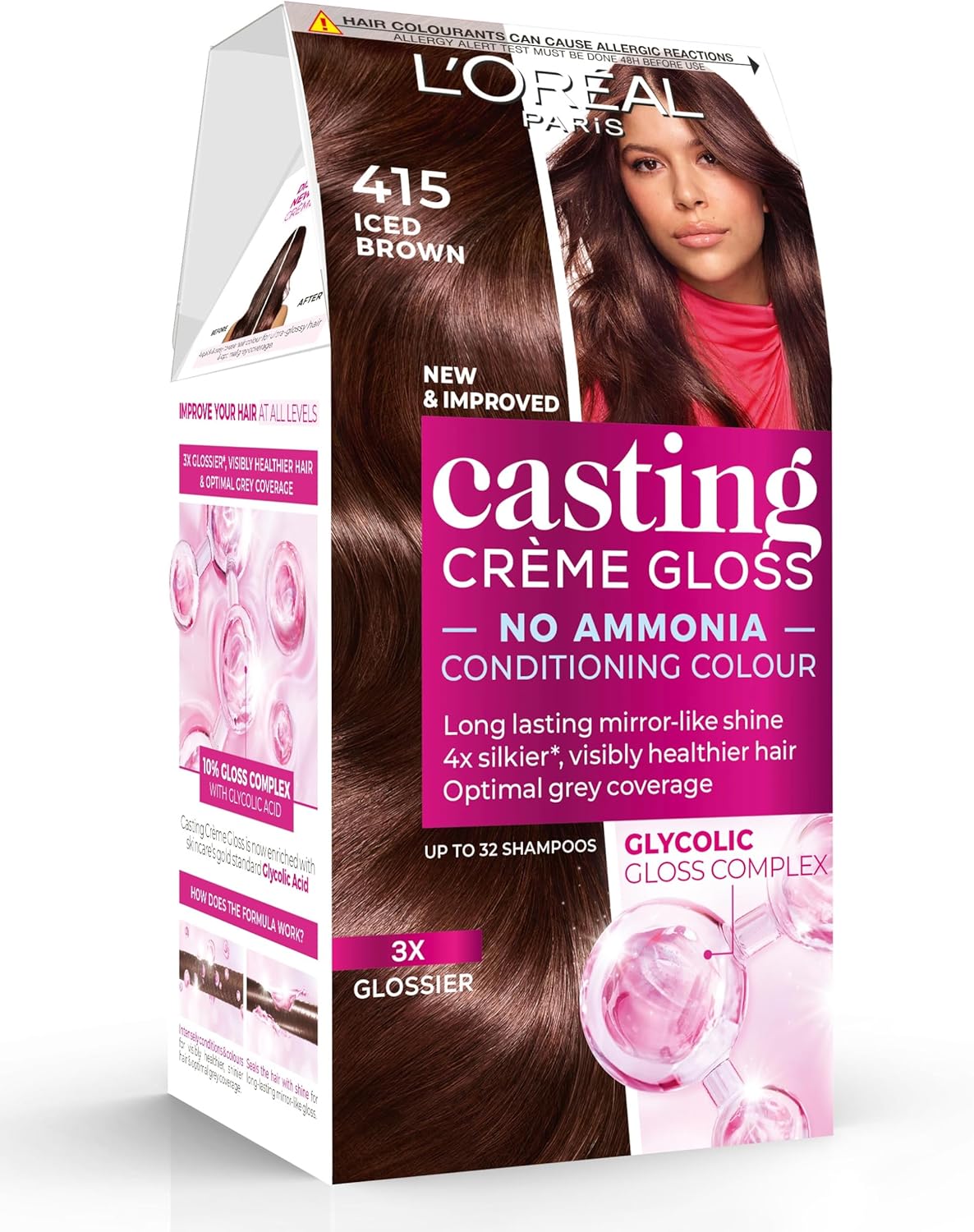 L'Oréal L'Oreal Casting CREME GLOSS  Nº 415 Ledová čokoláda