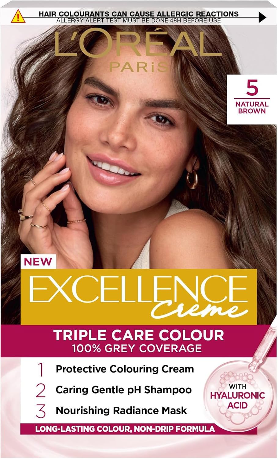 L'Oréal Paris Excellence Creme, 5 Přírodní hnědá