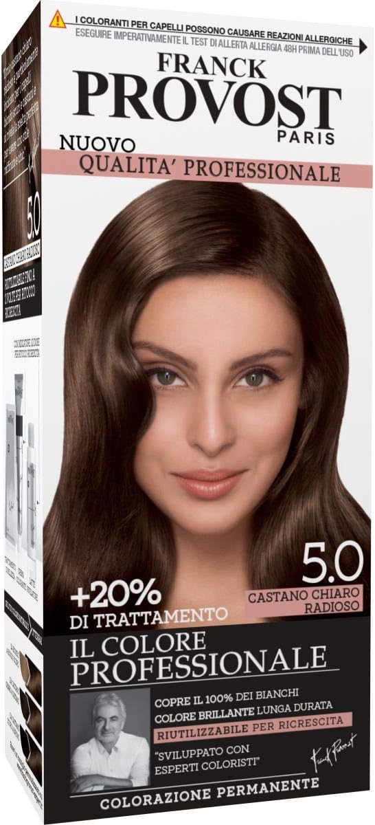 Franck Provost The Professional Color barva na vlasy 5.0 světle hnědá zářivá