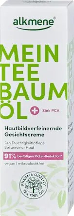 alkmene My Tea Tree Oil Refining Skin Pleťový krém na zjemnění pleti, 50 ml