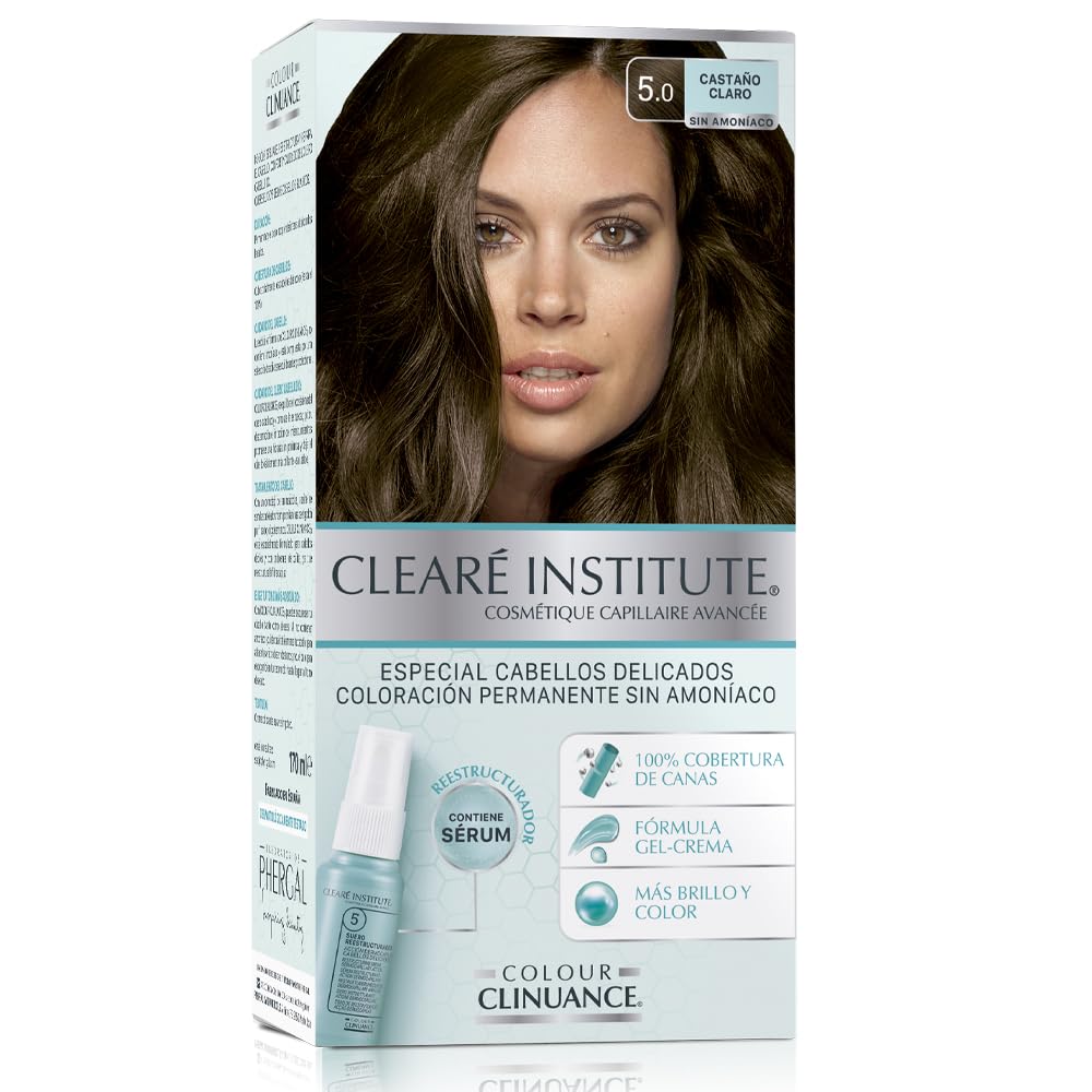 CLEARÉ INSTITUTE CLEARE INSTITUTE Barva na vlasy Colour Clinuance 170 ml-5.0 Světle hnědá
