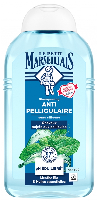 Le Petit Marseillais Šampon 2 v 1 proti lupům s mátou 250 ml