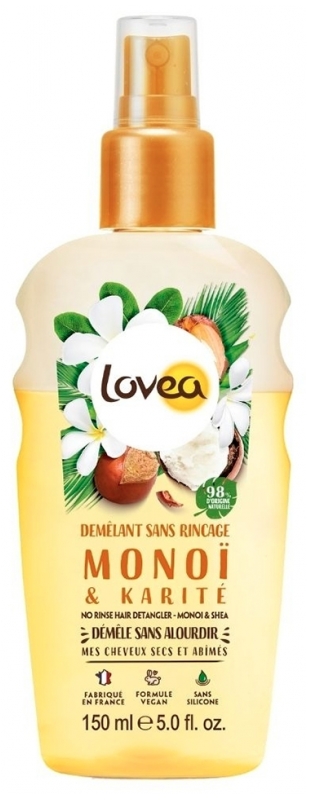 Lovea Bezoplachový detangler Monoï & Karité 150 ml