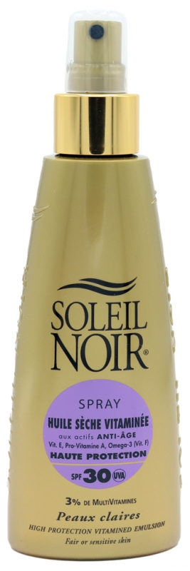 Soleil Noir - Suchý olej s vitamíny SPF30 150 ml