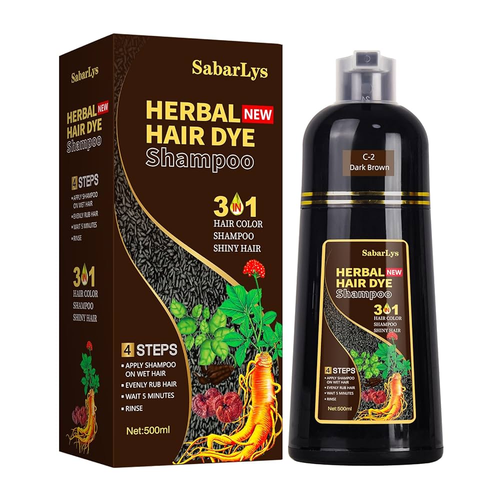 SabarLys Ultimate Chestnut Brown barva na vlasy pro krytí šedin, 500 ml