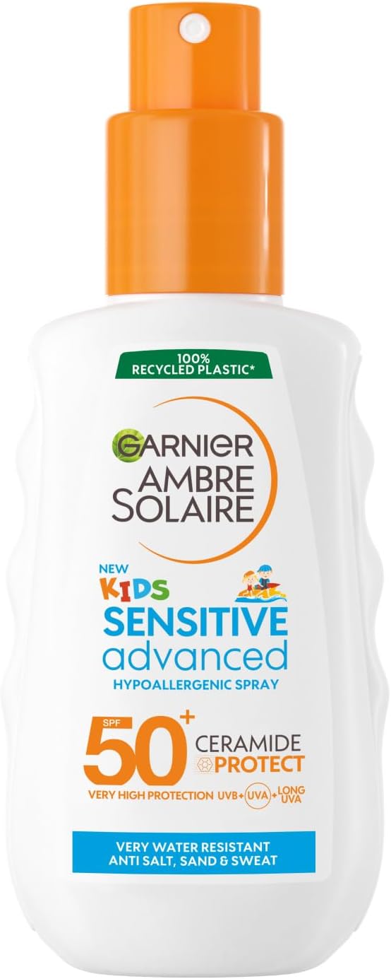 Garnier Ambre Solaire Advanced Sensitive Kids - opalovací krém SPF50, 150 ml