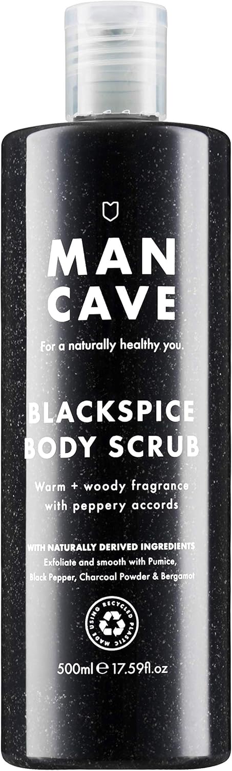 ManCave Blackspice Tělový peeling pro muže 500 ml