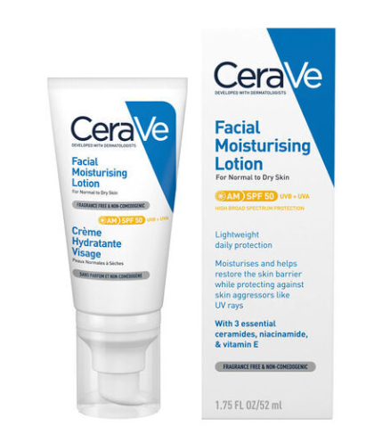 CeraVe - Hydratační krém na obličej,SPF50, 52ml