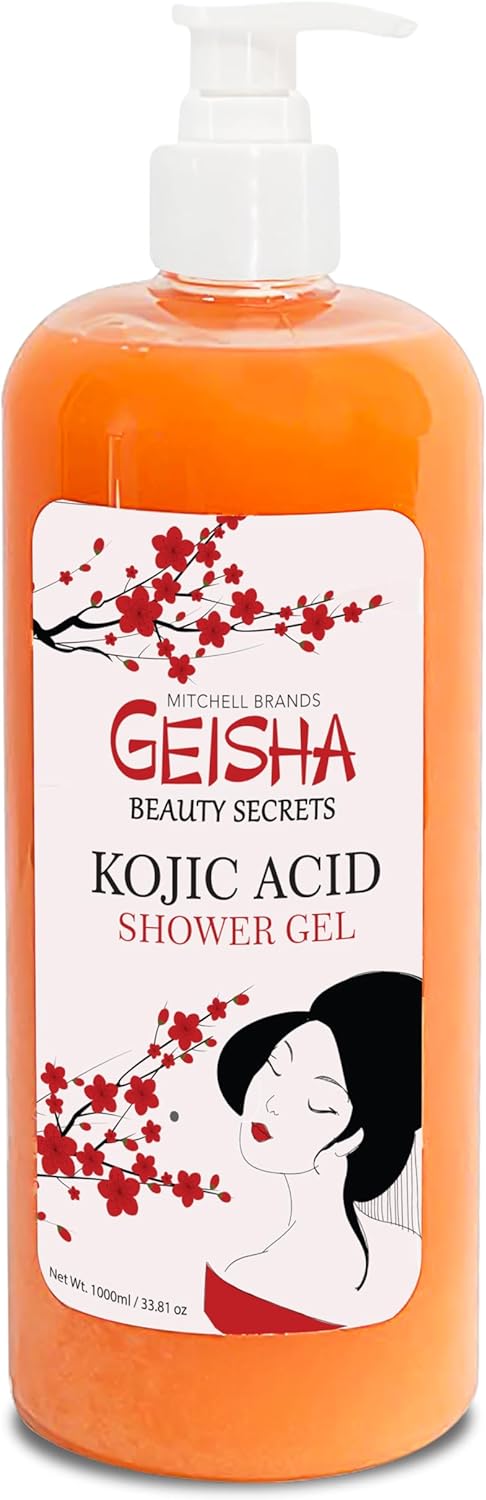 ine Geisha, sprchový gel s kyselinou kojovou pro rozjasnění pleti - 1000 ml