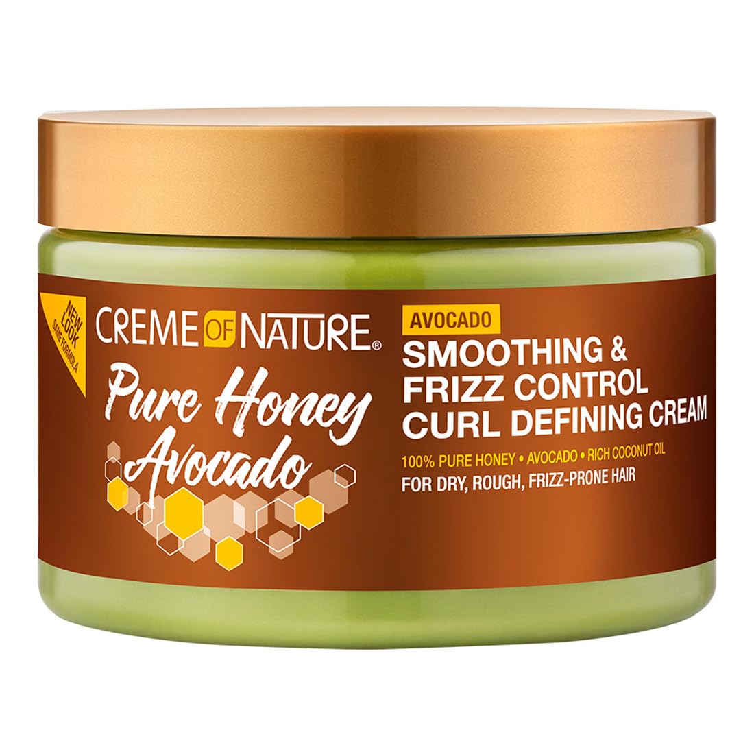 CREMEofNATURE Creme of Nature Pure Honey Avocado Vyhlazující krém 326 g