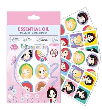 Princess series Originální repelentní náplasti proti komárům s esenciálním olejem 60ks