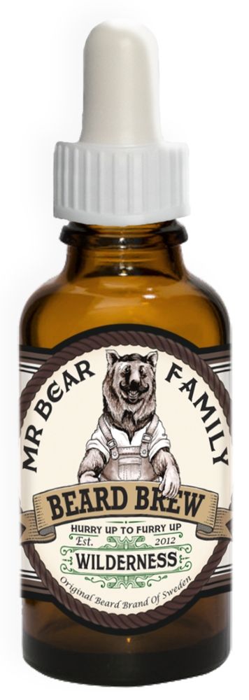 MR BEAR FAMILY Olej na vousy MR BEAR FAMILY, 30 ml, Divočina
