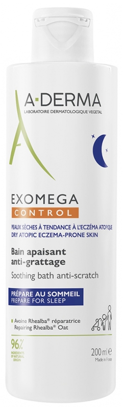 A-DERMA Exomega Control Zklidňující koupel proti poškrábání 200 ml