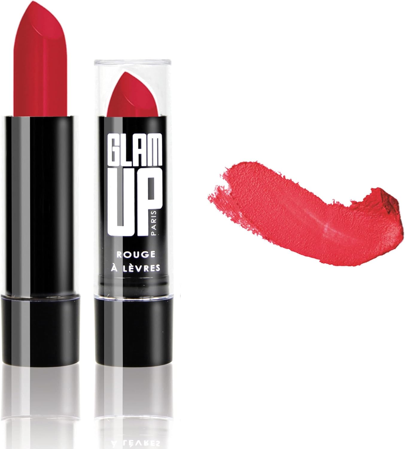 Glam'Up Paris - Krémová a hydratační rtěnka Č. 11 - Rouge Passion 15 g-poškozený obal