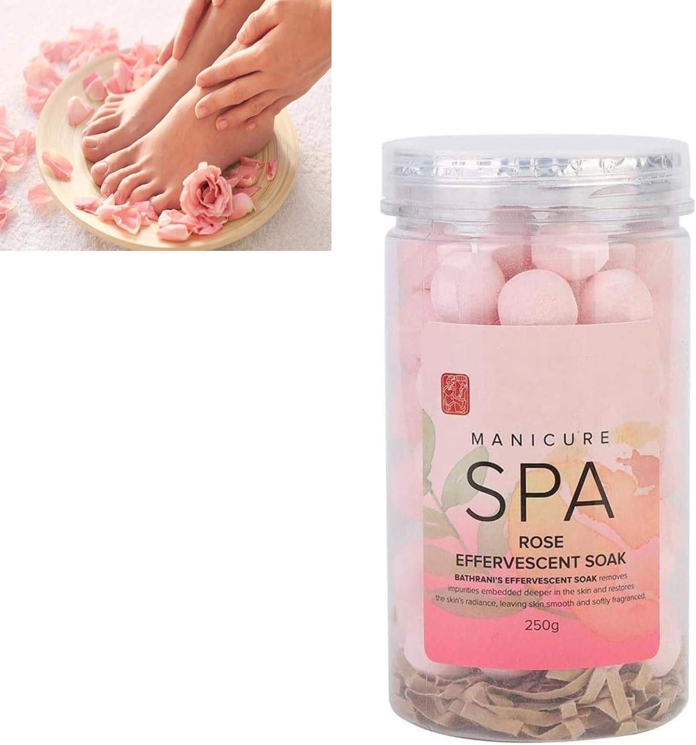 ine Namáčecí tableta na pedikúru rose 250 g