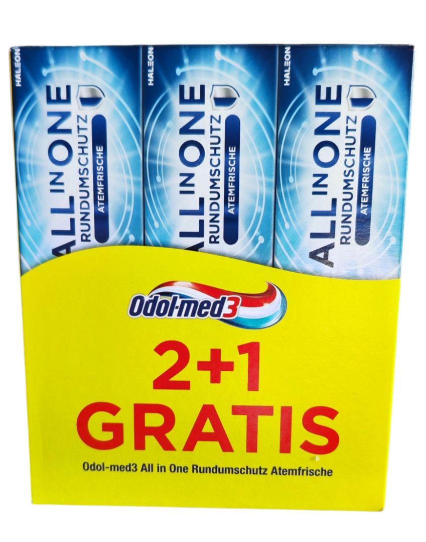 Odol-med3 ALL in one zub. pasta 2+1 75 ml