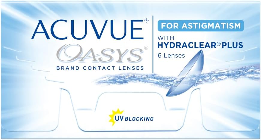 Acuvue Oasys pro astigmatismus měkké kontaktní čočky 6 ks -9.00