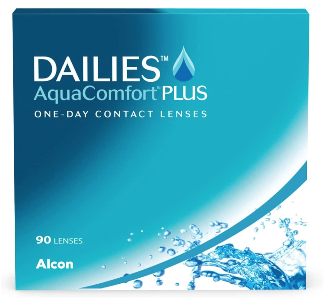 ALCON DAILIES AquaComfort Plus Denní kontaktní čočky 90ks (PWR: -3.75)