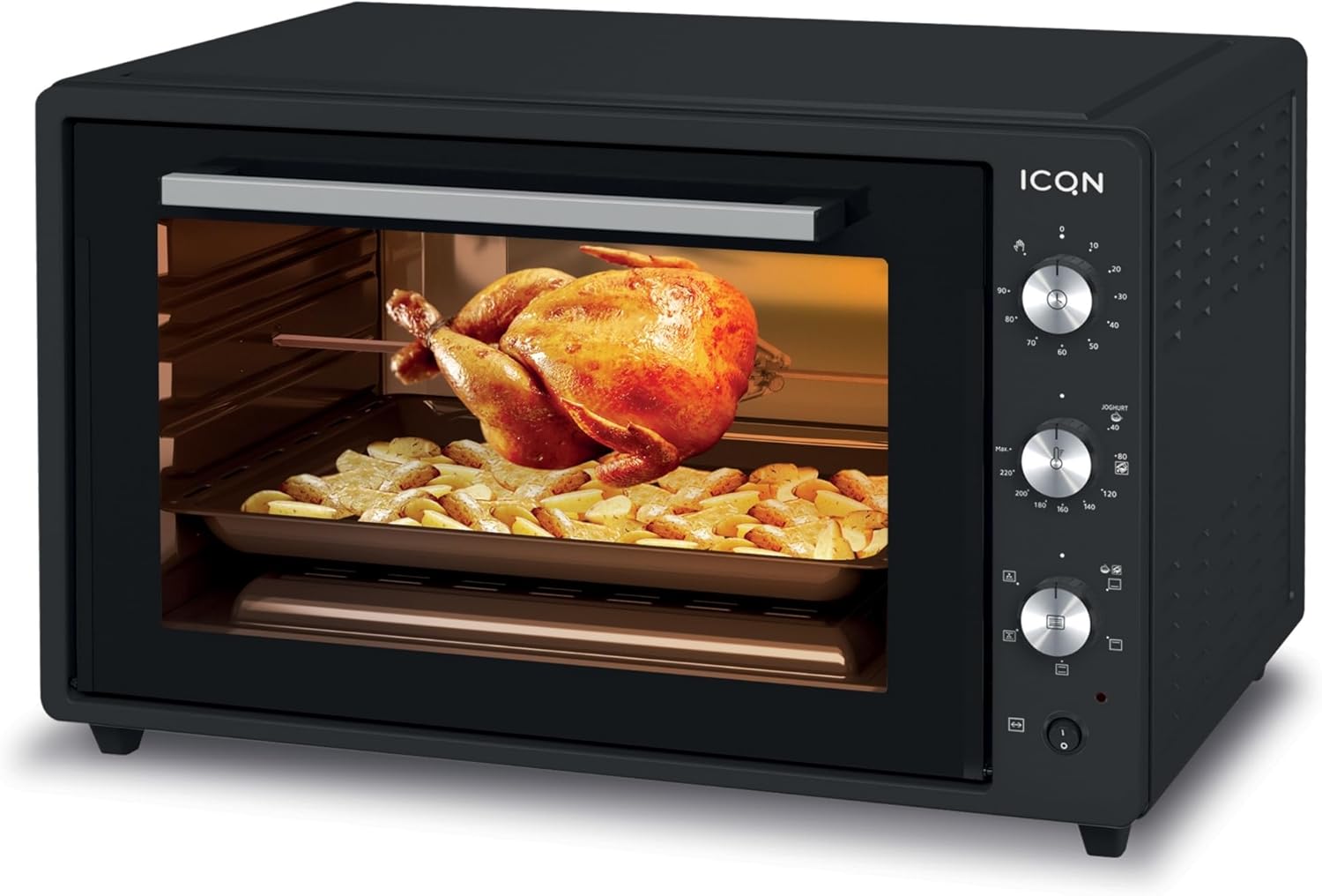 ICQN Mini trouba 60 litrů XXL 1800 W-Rozbalené