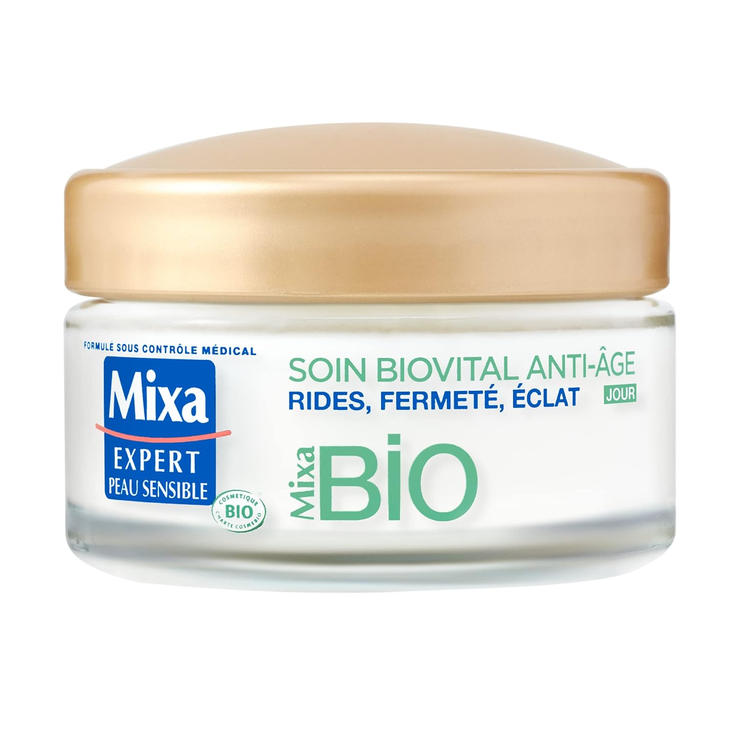 Mixa Biovital Anti-Age Bio pro citlivou pleť denní krém 50 ml