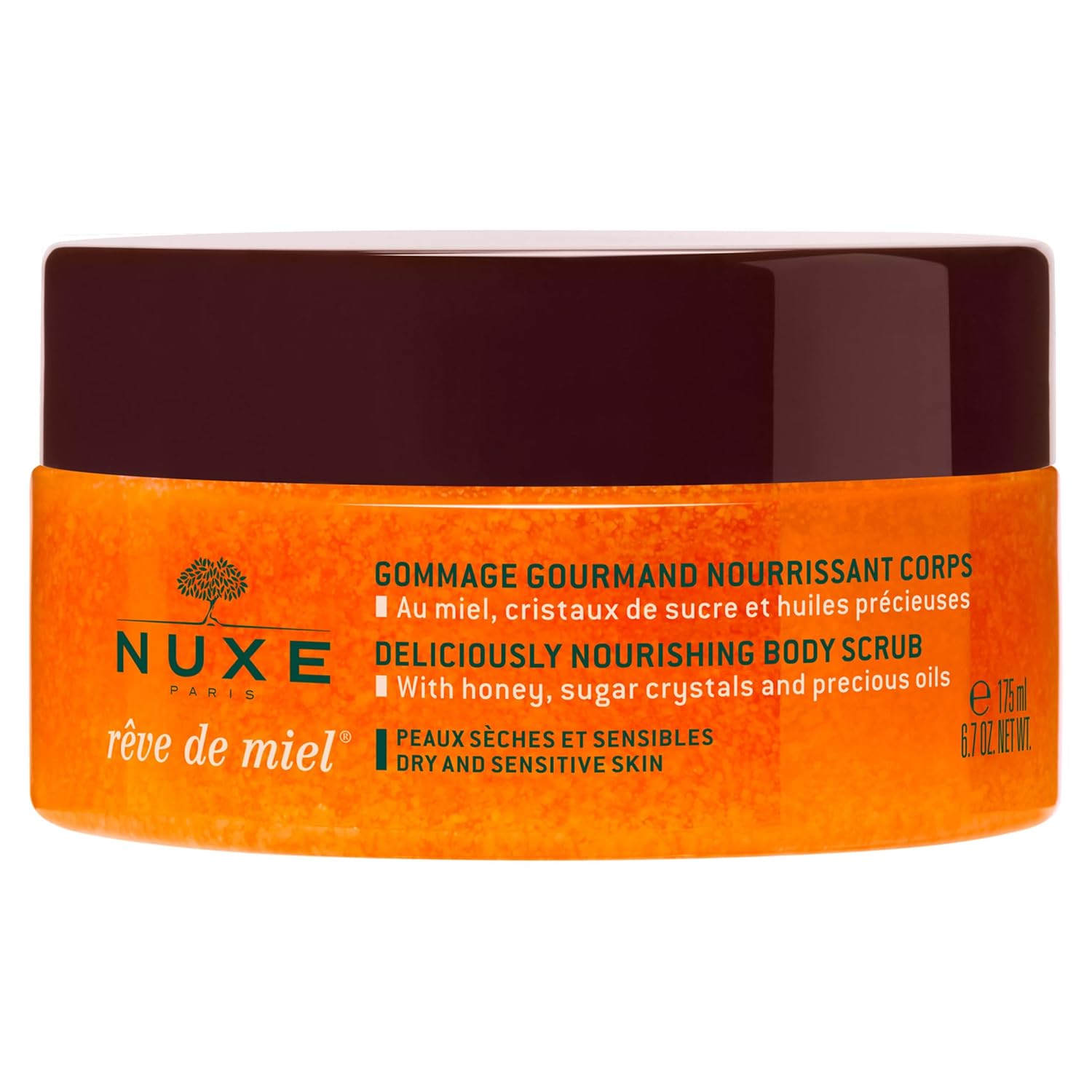 NUXE Rêve de Miel Výživný exfoliační tělový peeling 175 ml
