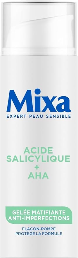 Mixa - Matující gel proti nedokonalostem pleti s kyselinou salicylovou a AHA 50ml