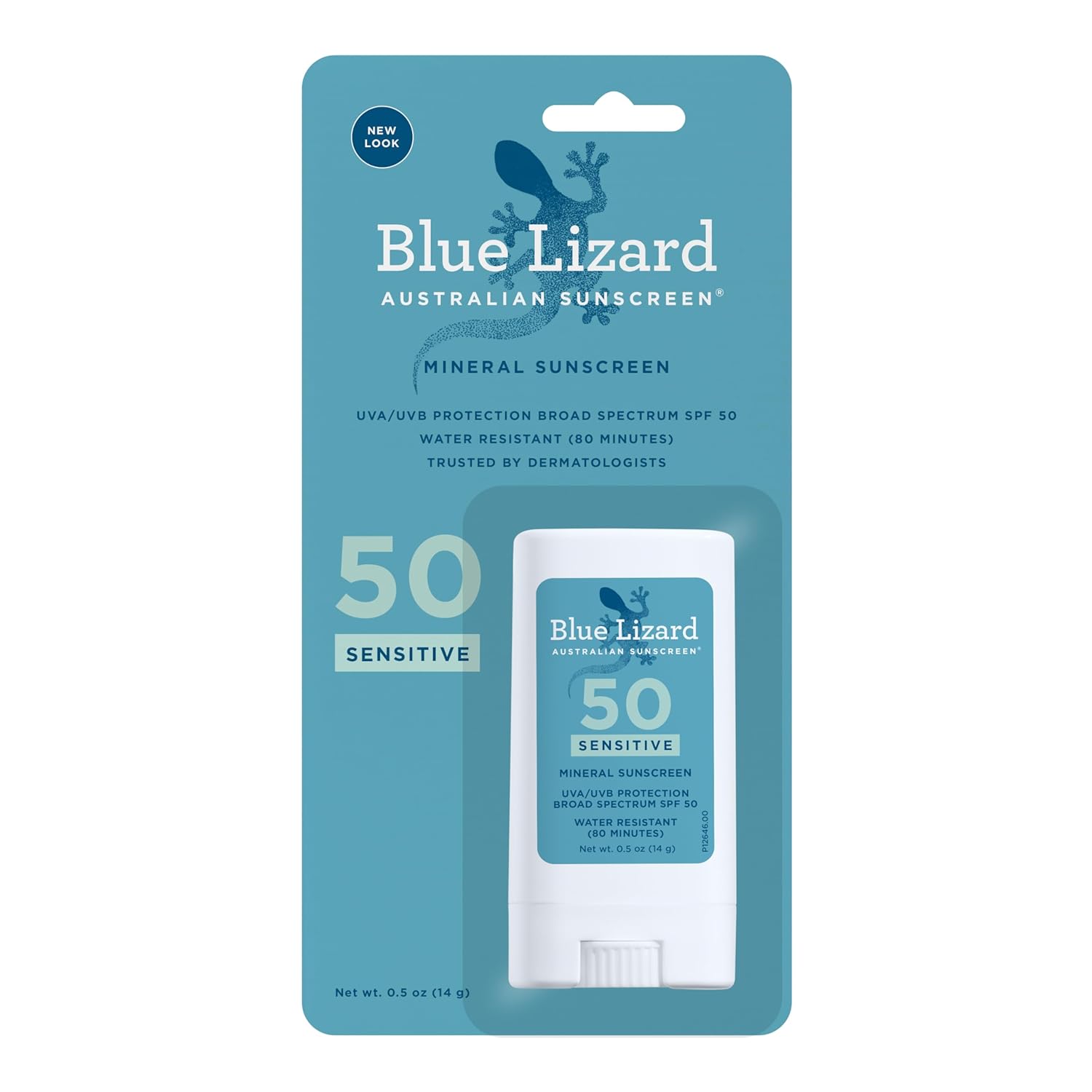 BLUE LIZARD Sensitive minerální opalovací krém s oxidem zinečnatým, SPF 50+ 14 g