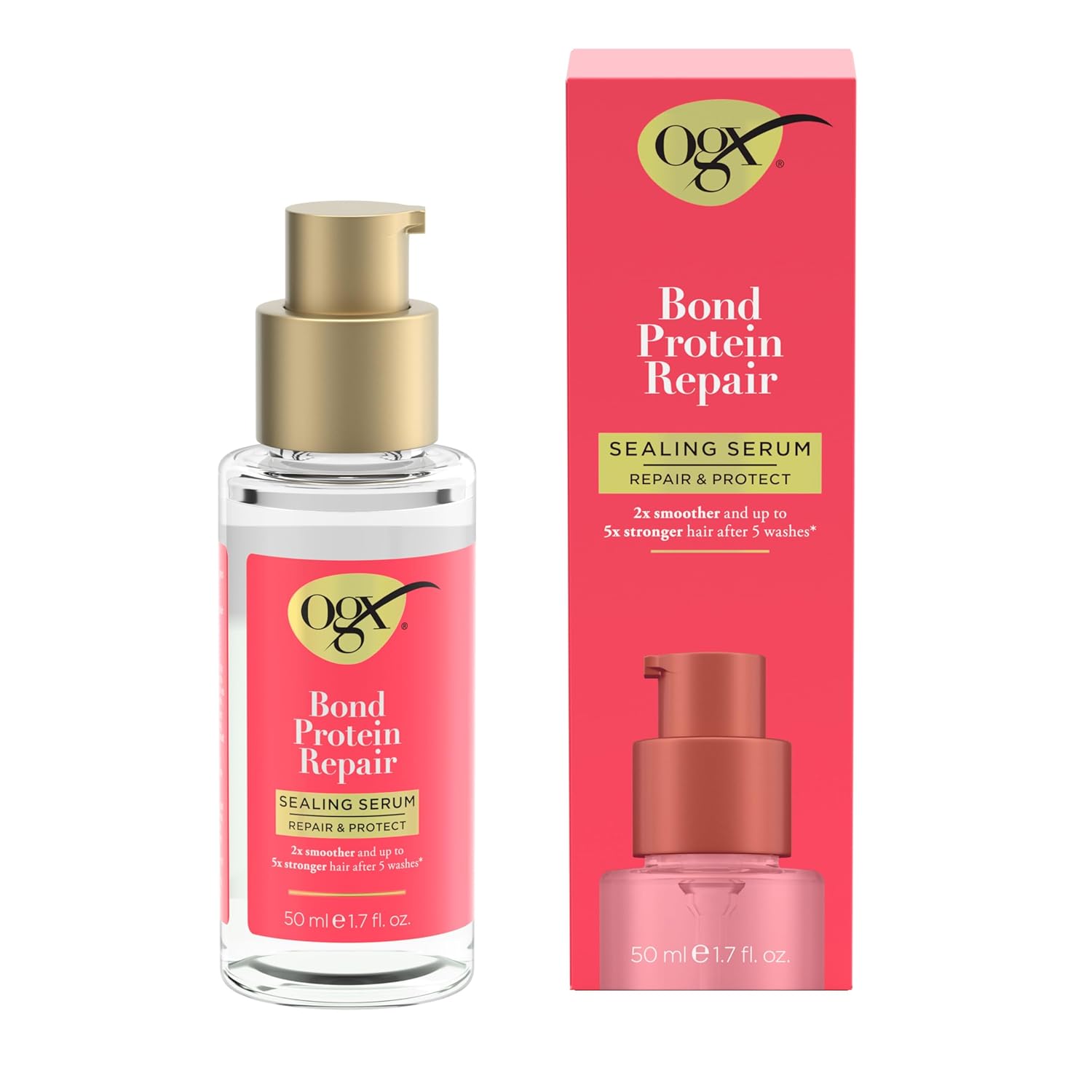 OGX Repair & Protect Bond Protein Repair Vlasové sérum 50 ml