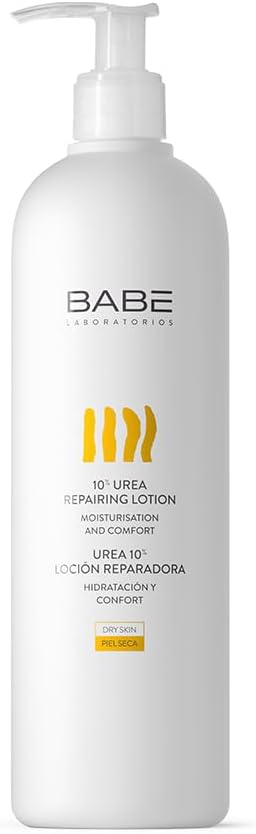 Babe Laboratorios 10% regenerační pleťové mléko s ureou 500 ml-zlomený dávkovač